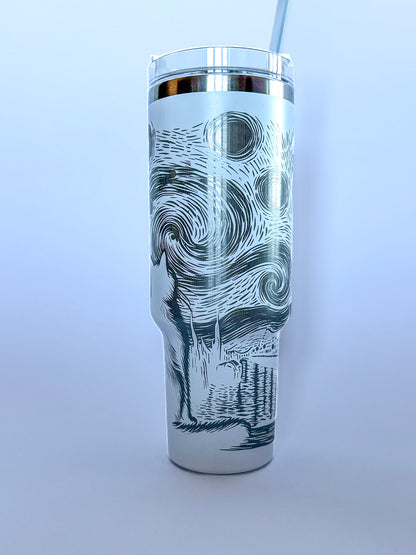 Термо чаша "Котки в Звездна нощ" 1.2л