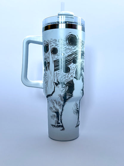 Термо чаша "Котки в Звездна нощ" 1.2л