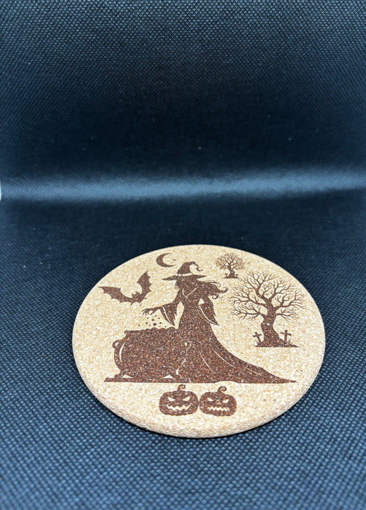 Подложка за чаша - Серия "Halloween - Вещица"