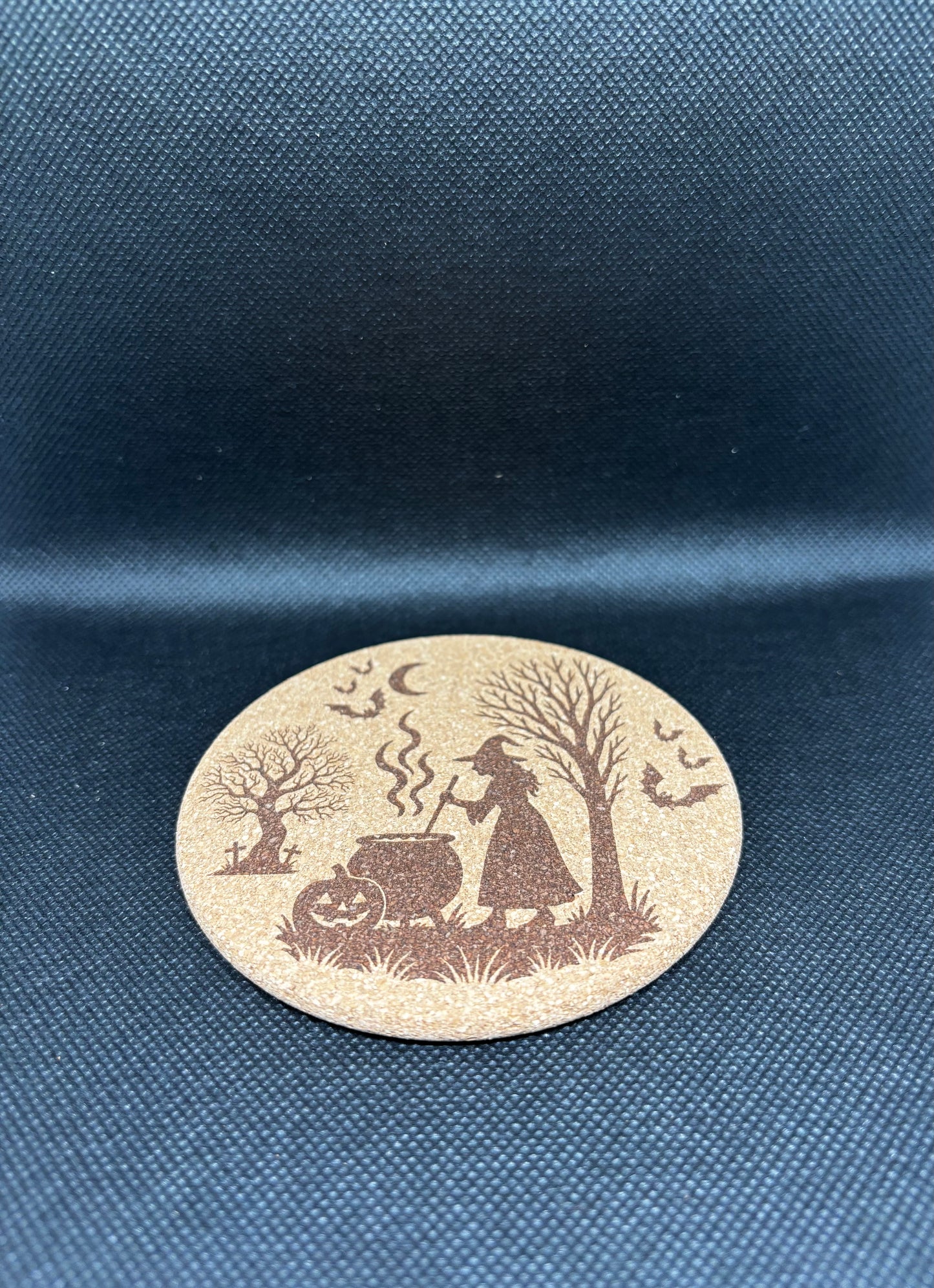 Подложка за чаша - Серия "Halloween - Вещица в гората"