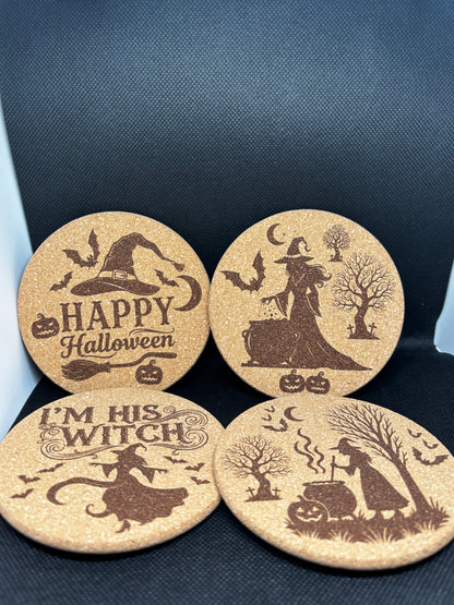 Комплект 4 бр подложки за чаша - Серия "Halloween"