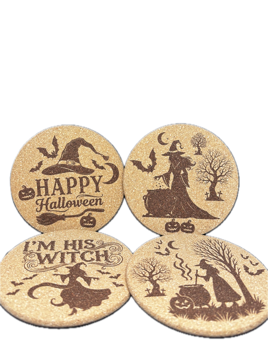 Комплект 4 бр подложки за чаша - Серия "Halloween"